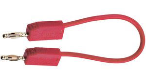 Test Lead, Nickel-Plated, 450mm, Red