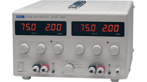 Laboratoriestrømforsyning Justerbar 75V 2A 300W
