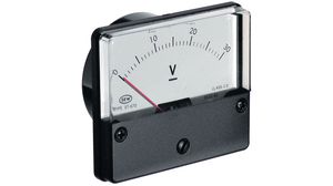Analogue Panel Meter DC: 0 ... 30 V 71x60.5mm