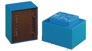 PCB-transformator, 230 VAC, 2x 9 VAC, 16VA