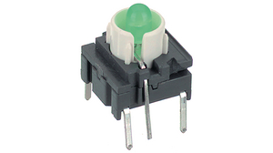 Tactile Switch, 1NO, 3N, 12.5 x 7.62mm, 3F