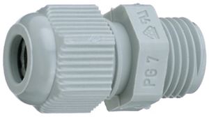Cable Gland, 6 ... 12mm, PG13.5, Polyamide, Grey