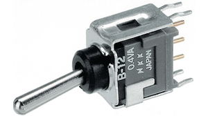 Subminiature Toggle Switch ON-ON 100 mA 1CO