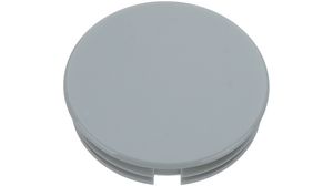 Cap, 18mm, Light Grey, Matte, Without Indication Line