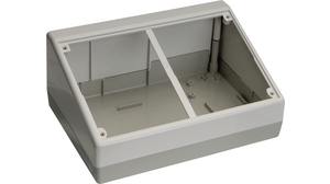 Desk casing DESK-CASE 220 156x220x100mm Off-White / Pebble Grey ABS IP40