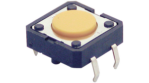 Tactile Switch, 1NO, 1.27N, 12 x 12mm, B3F
