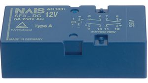 PCB-Sicherheitsrelais SF, 3 Schliesser + 1 Öffner, 24V, 1.15kOhm, 6A