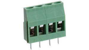PCB Terminal Block, THT, 5.08mm Pitch, Right Angle, Screw, 3 Poles