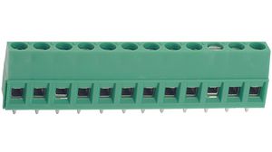 PCB Terminal Block, THT, 5.08mm Pitch, Right Angle, Screw, 2 Poles