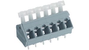PCB Terminal Block, THT, 5.08mm Pitch, 45 °, Cage Clamp, 3 Poles