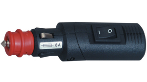 Automotive cable plug with switch 8 A