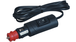 Automotive plug connector with 2 m cable