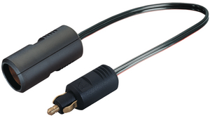Kabelplugg for bil med 0,25 m kabel, 12 V / 24 V, 8A, 250mm