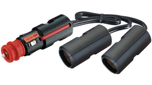 Extension Cable, Car Plug, 12 V / 24 V, 16A, 250mm