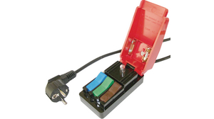 Quicktest 5A 250 VAC DE/FR Type F/E (CEE 7/7) Plug