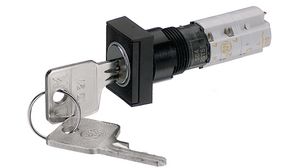 Przełącznik kluczykowy 1NC + 1NO 250 VAC / 12 VDC -Pos 90° Utrzymywanie