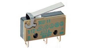 Micro Switch XC, 100mA, 1CO, 0.6N, Lever