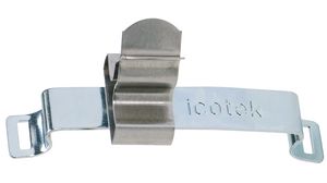 Cable Shield Clip, Snap-In, 12mm