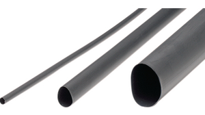 Heat-Shrink Tubing Polyolefin, 8 ... 32mm, Black, 1.2m