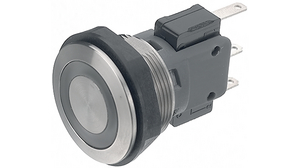 Pushbutton Switch, Vandal Proof Momentary Function 3 A 250 VAC 1CO IP67
