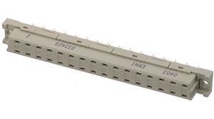 Multipole socket D 32-p DIN 41612