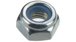 Lock Nuts, Stainless A2, M4, 5mm, Stainless Steel