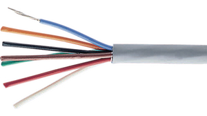 Multicore Cable, YY Unshielded, PVC, 4x 0.56mm², 305m, Grey