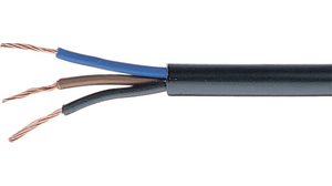 Multicore Cable, YY Unshielded, PVC, 5x 0.34mm², 100m, Black