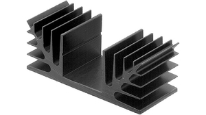 Kühlkörper Schwarz, eloxiert 2.7K/W 100x88x35mm