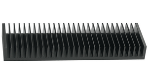 Refroidisseur Noir anodisé 1.25K/W 150x250x28mm