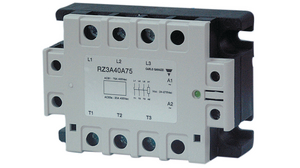 Solid State Relay, RZ3A, 3PST, 25A, 440V, Screw Terminal
