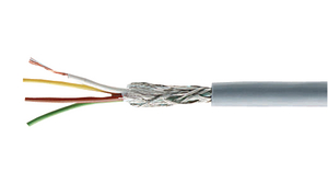 Multicore Cable, CY Copper Shield, PVC, 12x 0.34mm², 100m, Grey