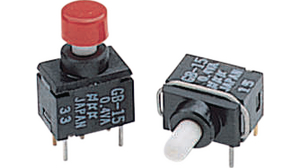 Subminiature Pushbutton Switch ON-(ON) 1CO Through Hole
