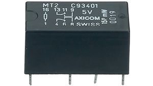 Signální relé MT2, 2CO, DC, 5V, 2A, 168Ohm