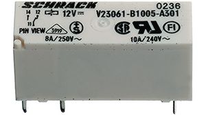 PCB-effektrelé V23061 1CO 8A DC 24V 2.27kOhm