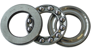Axial Grooved Ball Bearing, 9.75kN, 8500min-1
