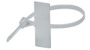 TY-Rap Cable Tie with Marking Tags 91.4 x 2.3mm, Polyamide 6.6, 80N, Natural