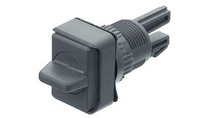 Rotary switch, Poles = 2, Positions = 2, Panel Mount