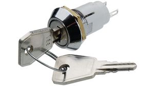 Spínač ovládaný klíčem 1CO 24 VDC / 115 VAC 2-Pos 90°