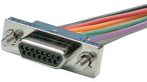 DE-09 Micro-D male connector, 3A
