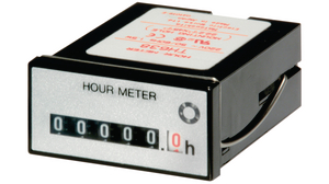 Betriebsstundenzähler analog Stundenzähler Zähler D 52mm 12 + 24 Volt  analog