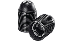 Bulb Socket E27 40mm Thermoplastic Black