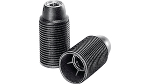 Bulb Socket E14 28mm Thermoplastic Black