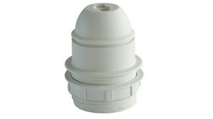 Bulb Socket E27 47.5mm Plastic White
