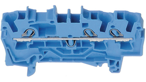 Terminal Block, Cage Clamp, 3 Poles, 800V, 57A, 0.52 ... 10mm², Blue