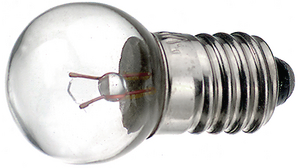 Incandescent Bulb, 2.4W, E10, 12V