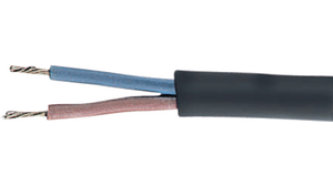 Mains Cable 3x 1mm² Copper Unshielded 500V 100m Black