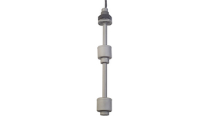 Dual Point Float Switch Öffner/Schliesser 25VA 600mA 240 VAC 134mm Grau Polyphenylensulfid (PPS) PVC-Kabel