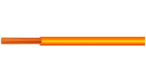 Pletený vodič PVC 1mm? Čistá měď Oranžová H05V-K 100m