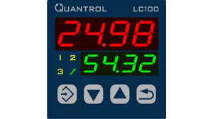 Universal PID Controller, Quantrol, 240V, Output Type Relay / Analogue, 45 x 45mm